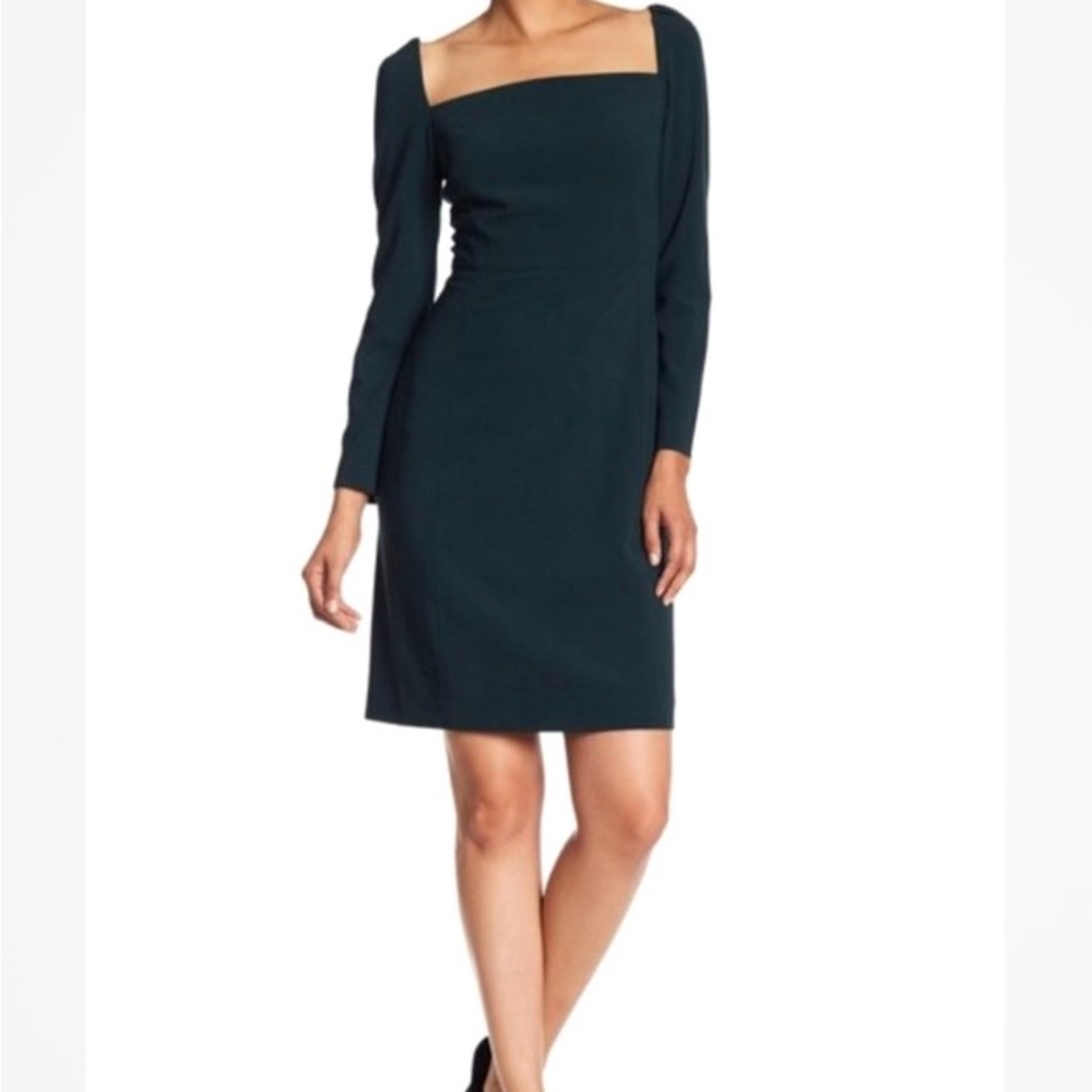 Club Monaco Resaria Square Neck Long Sleeve Dress